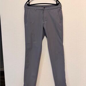 Lululemon Men’s Grey Commission Trousers 32x32